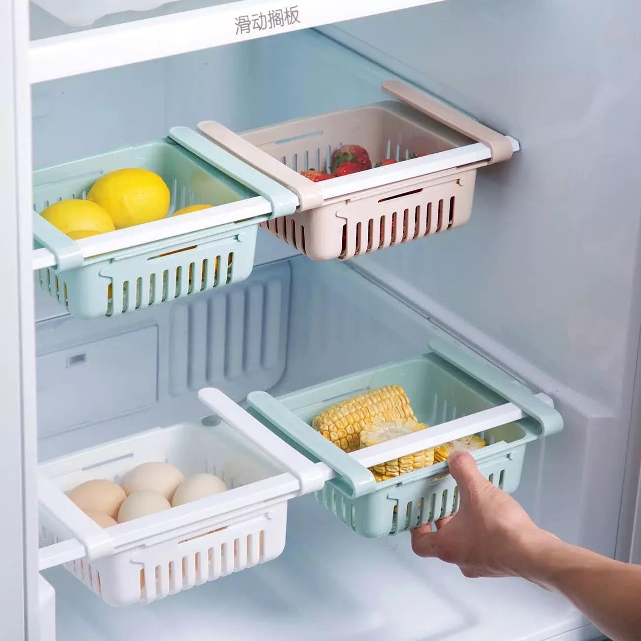 Stretchable Fridge Basket Stretchable Fridge Basket